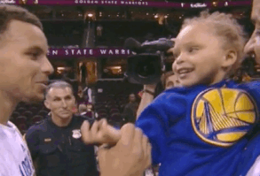 And we thought Riley Curry couldn't get any cuter.