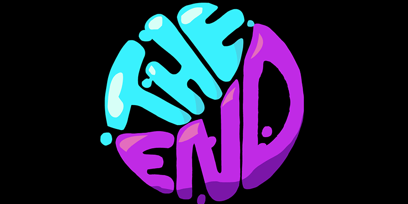 "The End" Liquid Animation