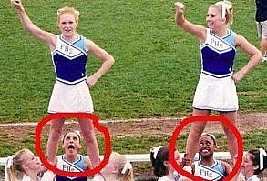These non supportive bases.  | 19 Cheerleaders Who May Not Make The Team Next Year