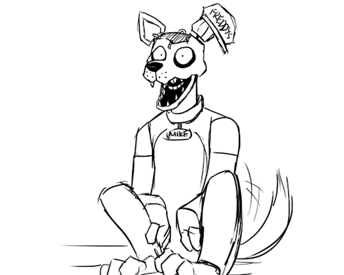 Fnaf mike as a animatronic