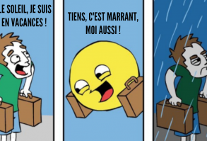 Sur son compte Instagram, l’illustrateur de LOLNEIN a créé le principe du behind the GIF, des comic strips courts et hilarants sur la vie de tous les jours où les objets prennent vie et la vie d