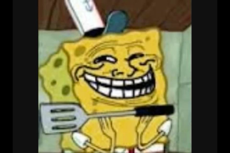 Trollface spongebob XD
