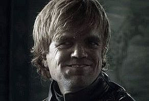 Tyrion Lannister, hijo de Tywin Lannister, hermano pequeño (en más de un sentido, pues nació siendo un enano) de los mellizos Jaime y Cersei Lannister. Tyrion siempre ha afrontado la vida con humor, y usando sus defectos como armadura. Su labia e inteligencia lo salvan en más de una vez de la muerte. Sus cualidades principales son: inteligente, pendenciero, amoral, carismático...