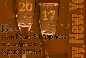 happy new year greeting cards for family friend 2017