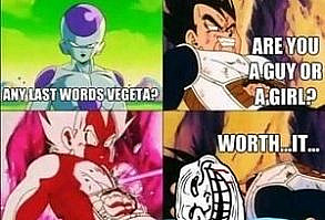 Vegeta trolling like a boss is listed (or ranked) 1 on the list The Best Dragon Ball Z Memes of All Time