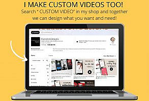 Please read before purchase. This listing is for a digital animated Baby shower Evite. No physical item will be shipped. I will customize the video for you! All I need is the following: - honoring name  - party date , time, and location  - RSVP and register info  - If you have iPhone I can text the video to you! phone number if you would like the video texted to you. (Otherwise video will be sent to your email associated with your Etsy account.  Listen to the video here: https://youtu.be/w4RkRnYpd8Q Wa