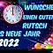 Wünsche einen guten Rutsch ins neue Jahr 2022..