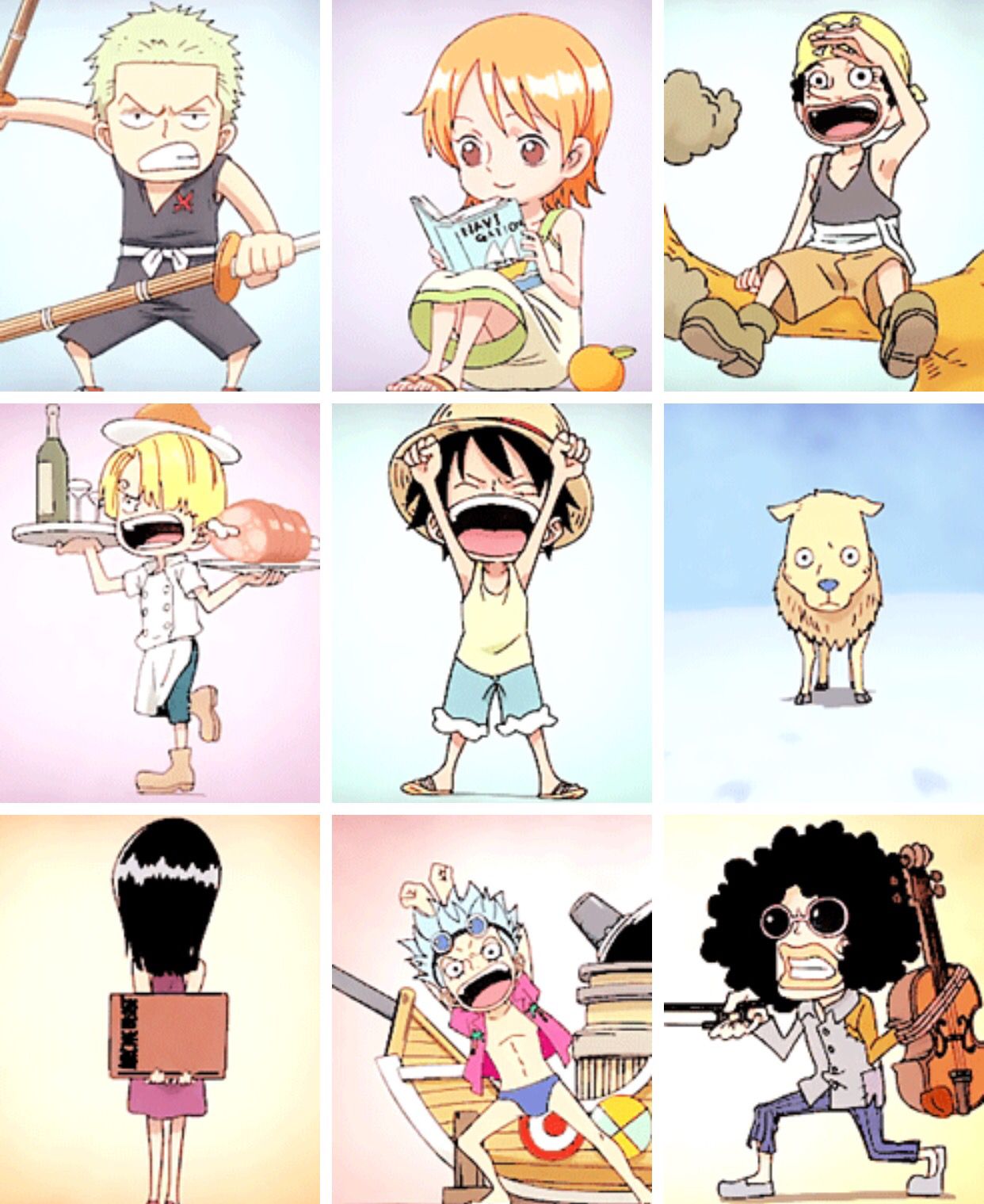 Young strawhats