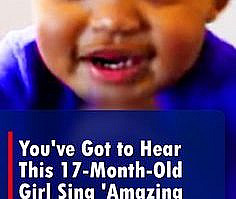 17-Month-Old Girl Sings 'Amazing Grace' to Dad #Babies #toddlers #kids #children #music