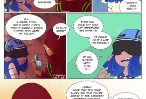 splatdash: “ “Unseen Friendship - 8 ” Wooo, lots of dialogue here…! But at least Angelo’s found the culprit. :’D ”