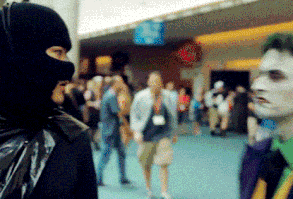 Joker Cosplay by Anthony Misiano / Harley's Joker (gif) he's so hot omg