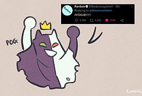 I HAD TO ADD VELVET  art: @ CubeiiCubes #dreamsmpfanart #dreamsmp #dreamfanart #ranboofanart