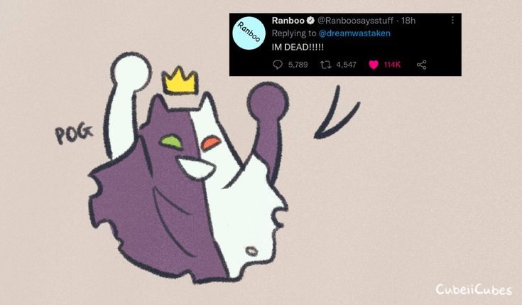 I HAD TO ADD VELVET  art: @ CubeiiCubes #dreamsmpfanart #dreamsmp #dreamfanart #ranboofanart 