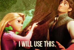disney princess flynn rider gif