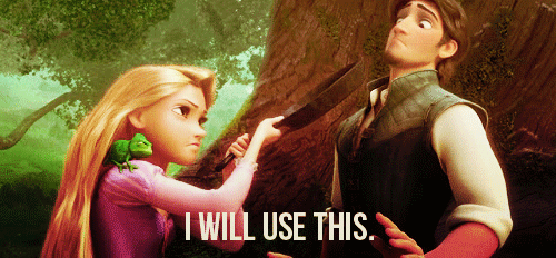 disney princess flynn rider gif