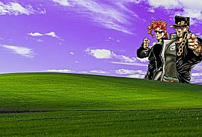 jotaro and kakioin from jojo on your pc