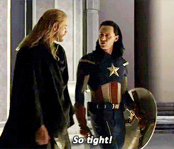 Loki as captain America. And I'm sorry but...