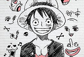 one peace luffy desenho a lapis:wallpapers icons #anime metadinha hd gif mangá aesthetic personagens logo art