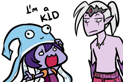 I'm a kid, now I'm a squid!! haha Lulu and Varus