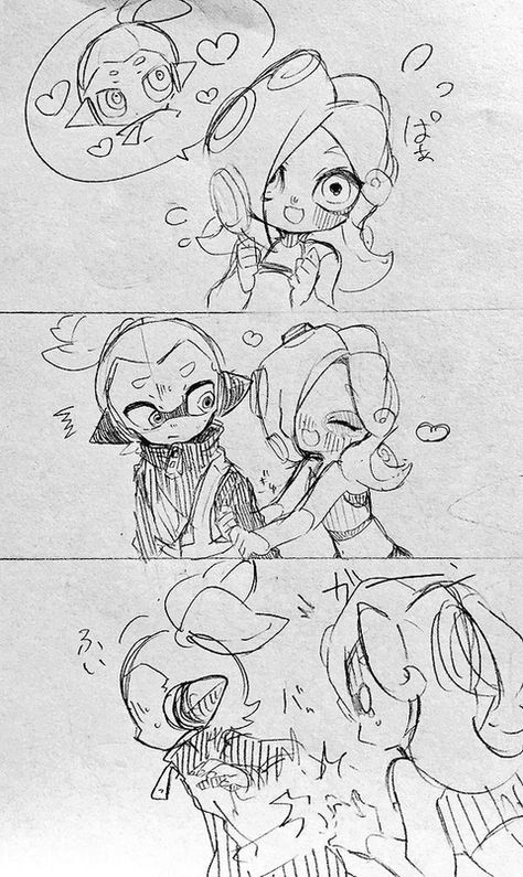 「スプラまとめ」/「とれぴのこ@ついった」の漫画 [pixiv] #Inkling #Octoling