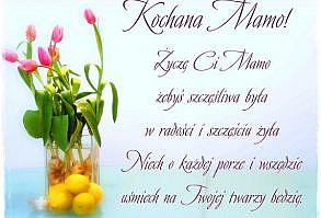 Życzenia urodzinowe dla mamy od syna i córki - 2021