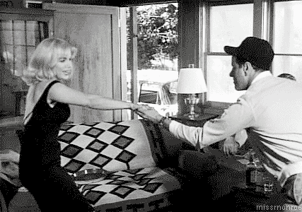 film dancing vintage marilyn monroe old hollywood eli wallach 1961 the misfits #gif from #giphy