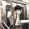 Heichou on a train